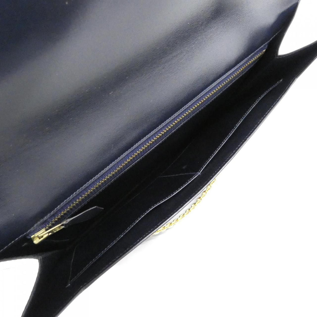 Hermes Vintage Bag Handbag Navy — view 9