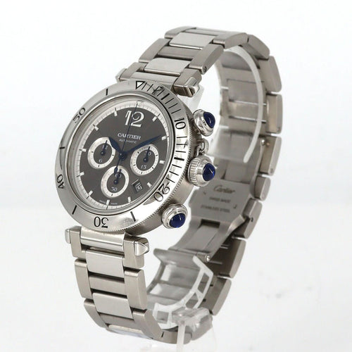 Cartier Pasha de Cartier Chronograph SS Automatic Winding Watch — view 2