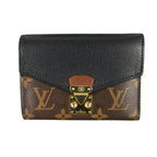 Louis Vuitton Monogram Bifold Wallet Portefeuille Pallas Compact Brown