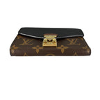 Louis Vuitton Monogram Bifold Wallet Portefeuille Pallas Compact Brown — view 4