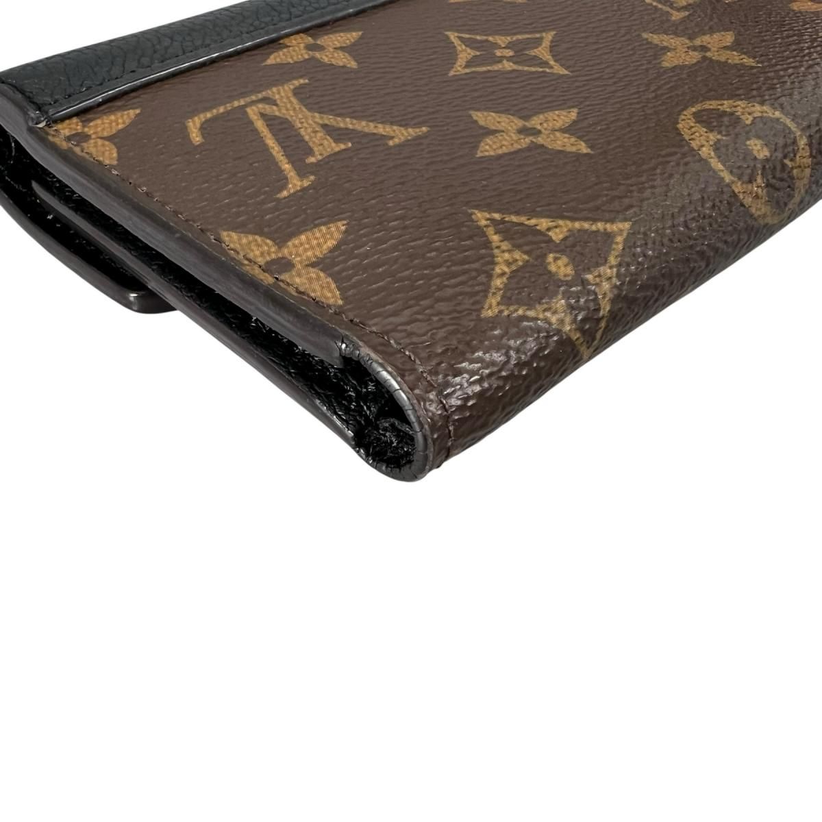 Louis Vuitton Monogram Bifold Wallet Portefeuille Pallas Compact Brown — view 8