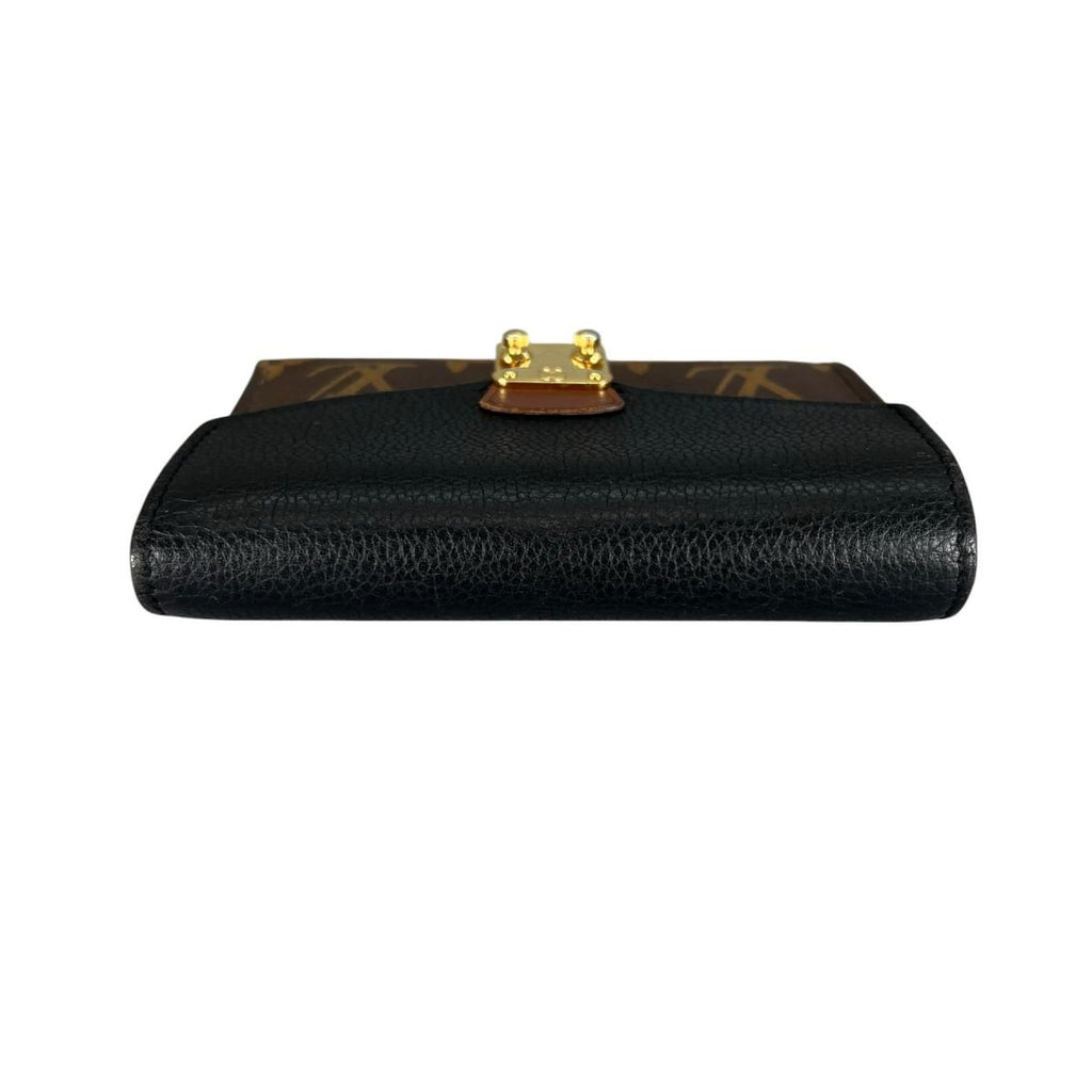 Louis Vuitton Monogram Bifold Wallet Portefeuille Pallas Compact Brown — view 3
