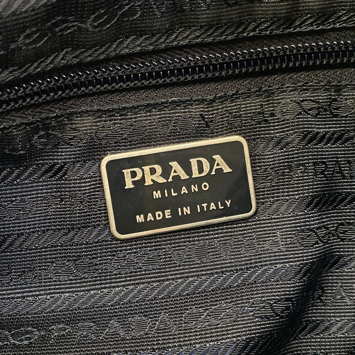 Prada Shoulder Bag Navy — view 9