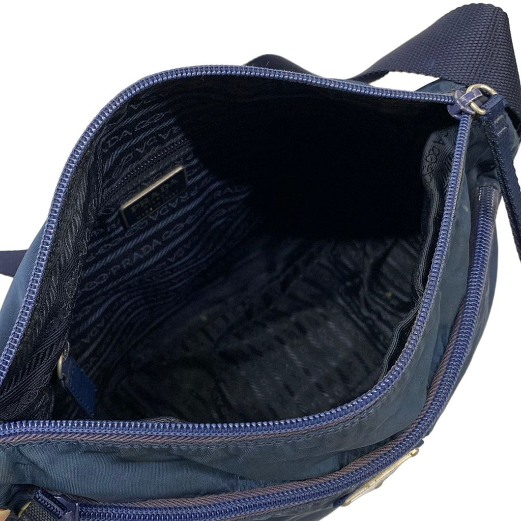 Prada Shoulder Bag Navy — view 7