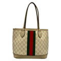 Gucci Tote Ophidia Small Beige Leather