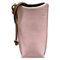 Loewe Shoulder Bag Gate Pocket Pink Brown Bordeaux Smartphone Pochette Leather