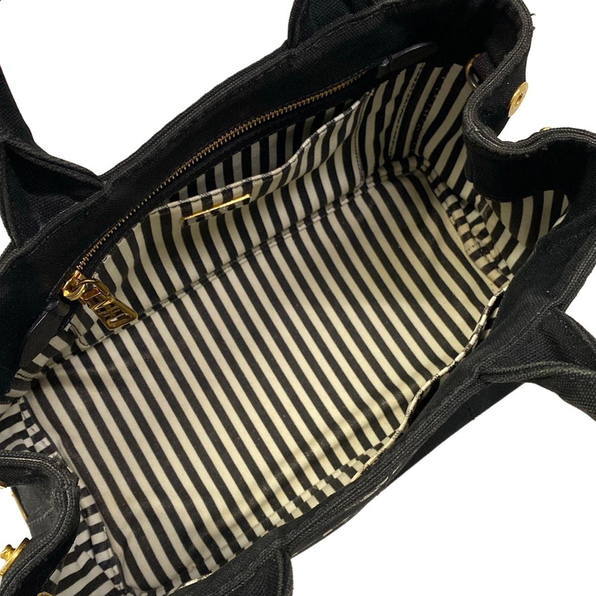 Prada Tote Canapa Black — view 7