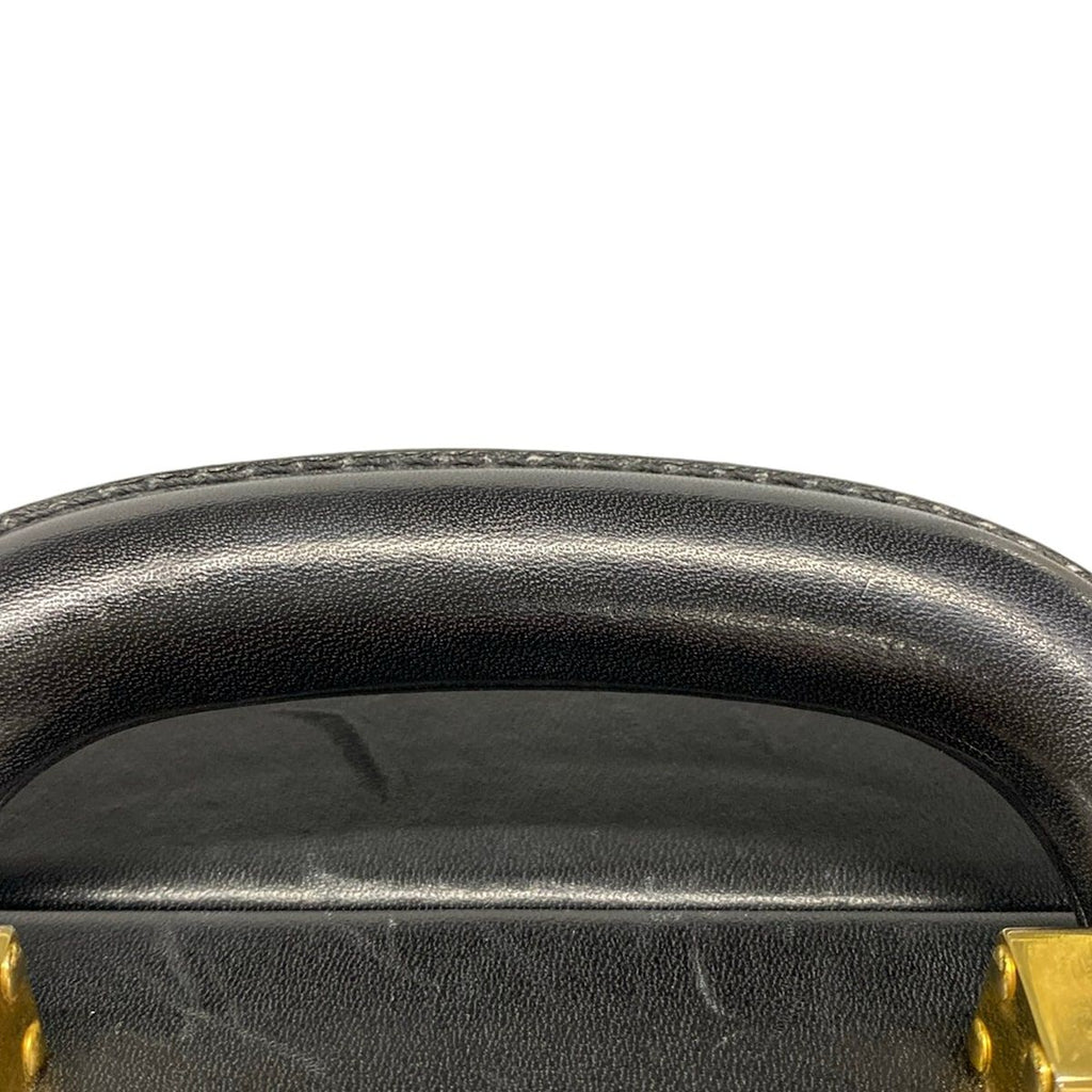 Loewe Attache Case Black Leather Handbag — view 9