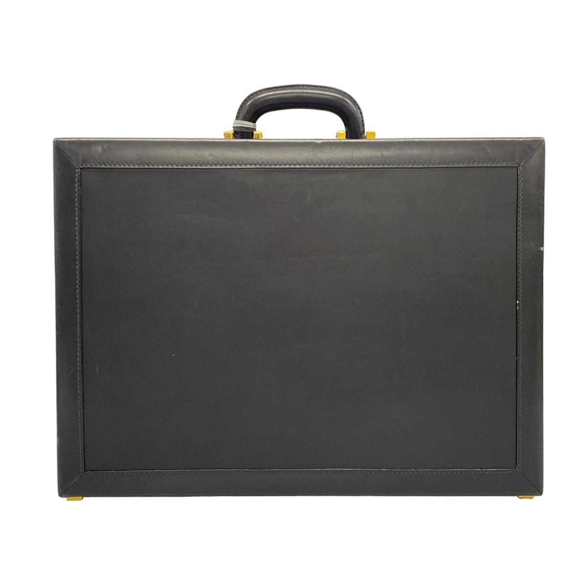 Loewe Attache Case Black Leather Handbag — view 3