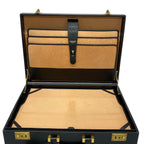 Loewe Attache Case Black Leather Handbag — view 7