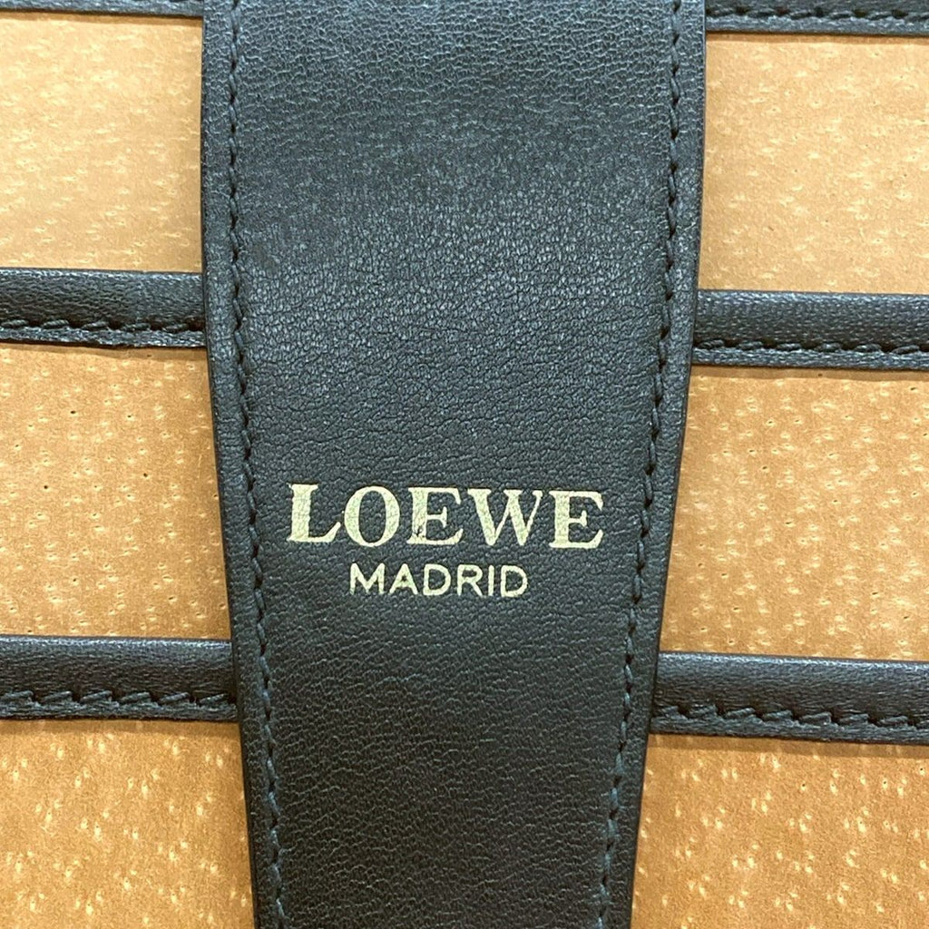 Loewe Attache Case Black Leather Handbag — view 8