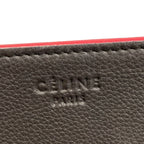 Celine Tote Luggage Small Square Phantom Dark Gray Pink Leather — view 8