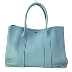 Hermes Tote Garden Party PM Ciel Silver