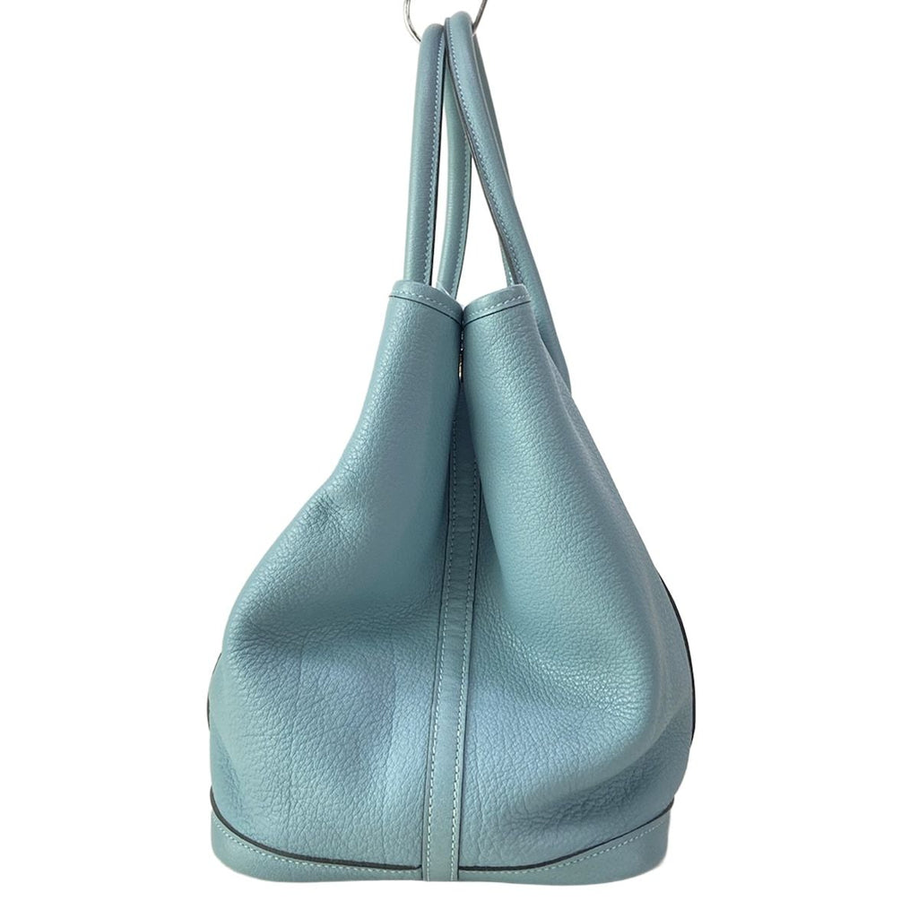 Hermes Tote Garden Party PM Ciel Silver — view 2