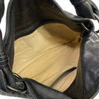 Bottega Veneta Shoulder Bag Intrecciato Black Leather — view 7