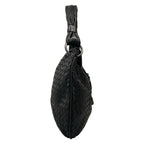 Bottega Veneta Shoulder Bag Intrecciato Black Leather — view 2