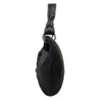 Bottega Veneta Shoulder Bag Intrecciato Black Leather — view 4