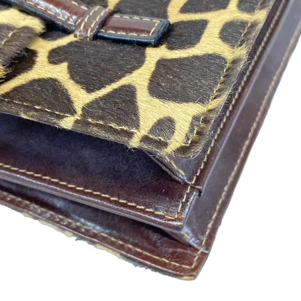 Fendi Handbag Dark Brown Light Leather — view 6
