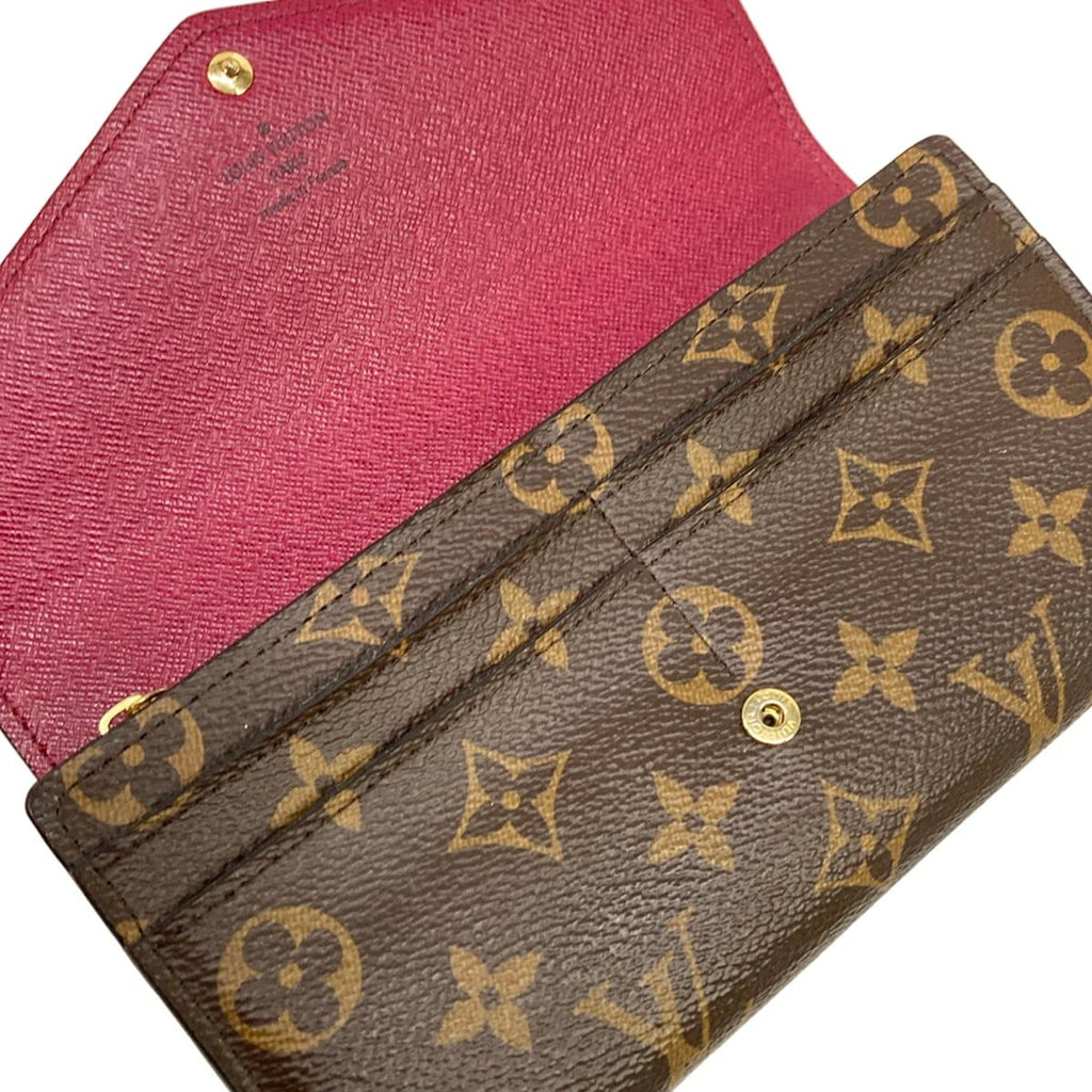 Louis Vuitton Wallet Monogram Portefeuille Sarah Fuchsia — view 3