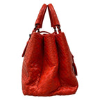 Bottega Veneta Handbag Red Leather — view 2