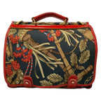 Loewe Handbag Red Navy Multi Leather