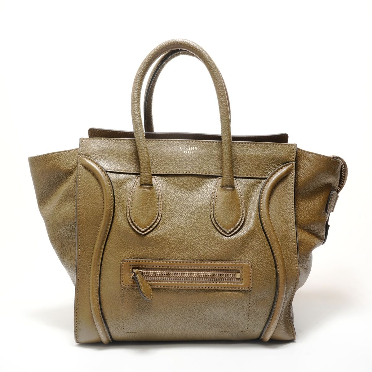 Celine Handbag Luggage Khaki