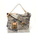 Louis Vuitton Shoulder Bag Patchwork Postie Monogram Denim