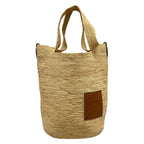 Loewe Tote Slit Mini Beige Brown Basket Leather