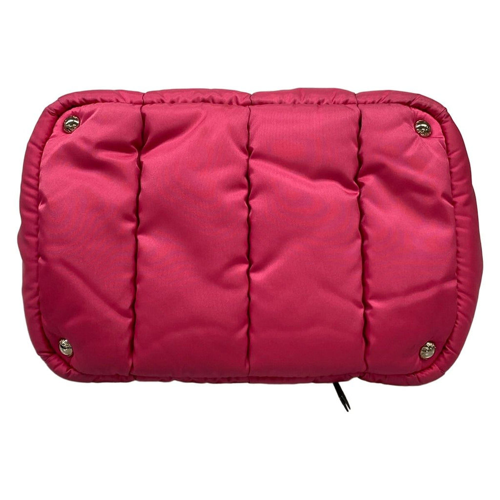 Prada Tote Tessuto Bomber Pink Black — view 5