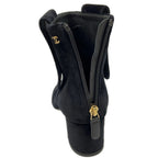 Chanel Short Boots 35 C Black Gold — view 5