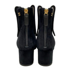Chanel Short Boots 35 C Black Gold — view 3