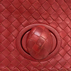 Bottega Veneta Clutch Intrecciato Red Leather — view 9