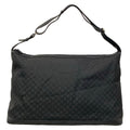 Gucci Boston Bag GG Pattern Black Leather