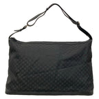 Gucci Boston Bag GG Pattern Black Leather