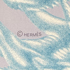 Hermes Scarf Carre 90 Light Blue Light Green Multi Plumets Et Panaches — view 2