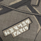 Hermes Shawl Carre 100 Gray Beige Dark Multi Horse Reality Cashmere Silk Scarf — view 5