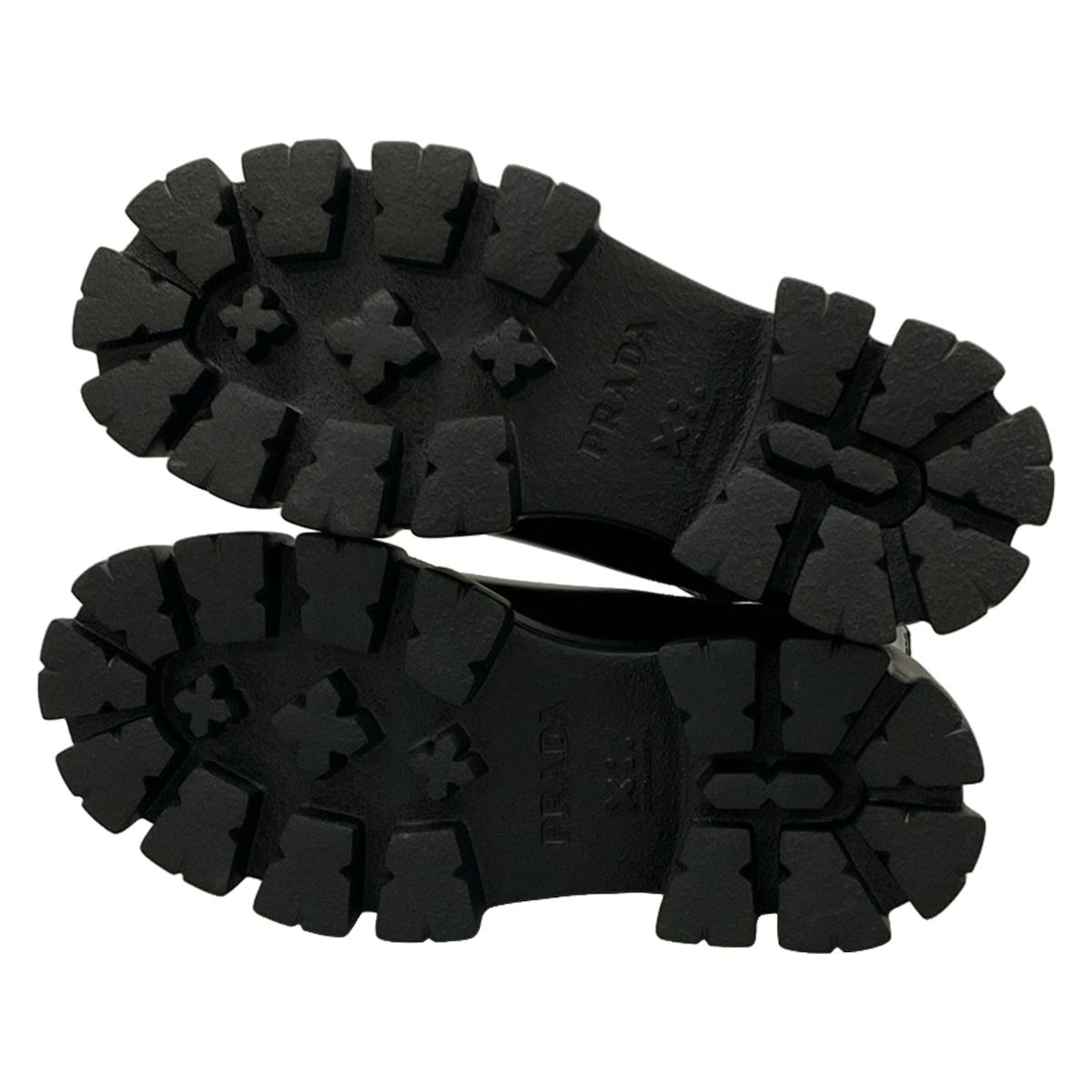 Prada Short Boots 36.5 Black Side Gore Leather — view 8