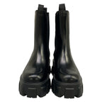 Prada Short Boots 36.5 Black Side Gore Leather — view 5