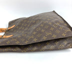 Louis Vuitton Handbag Sac Plat Monogram Canvas Brown — view 4