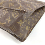 Louis Vuitton Handbag Sac Plat Monogram Canvas Brown — view 7