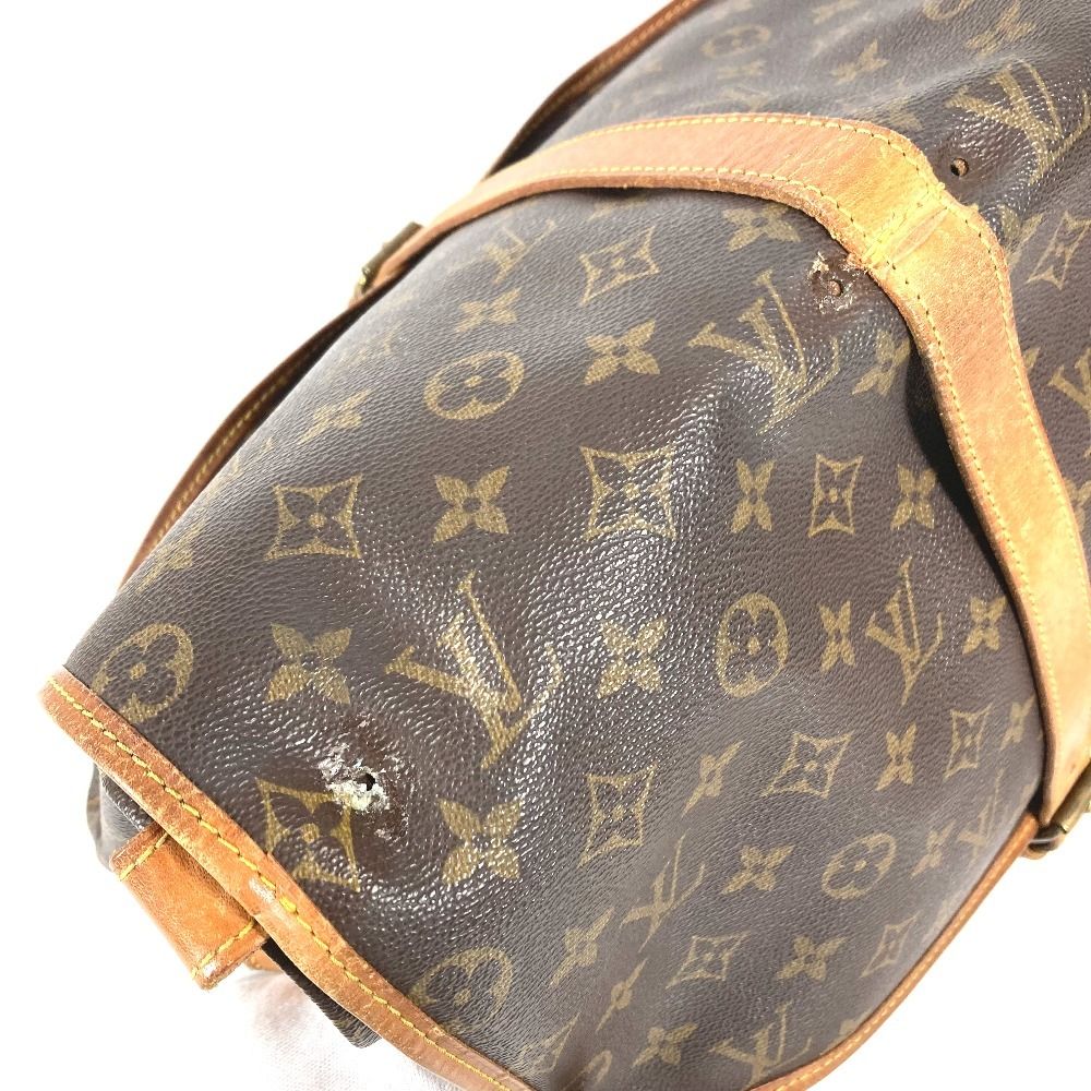 Louis Vuitton Shoulder Bag Saumur 35 Monogram Canvas Brown — view 5