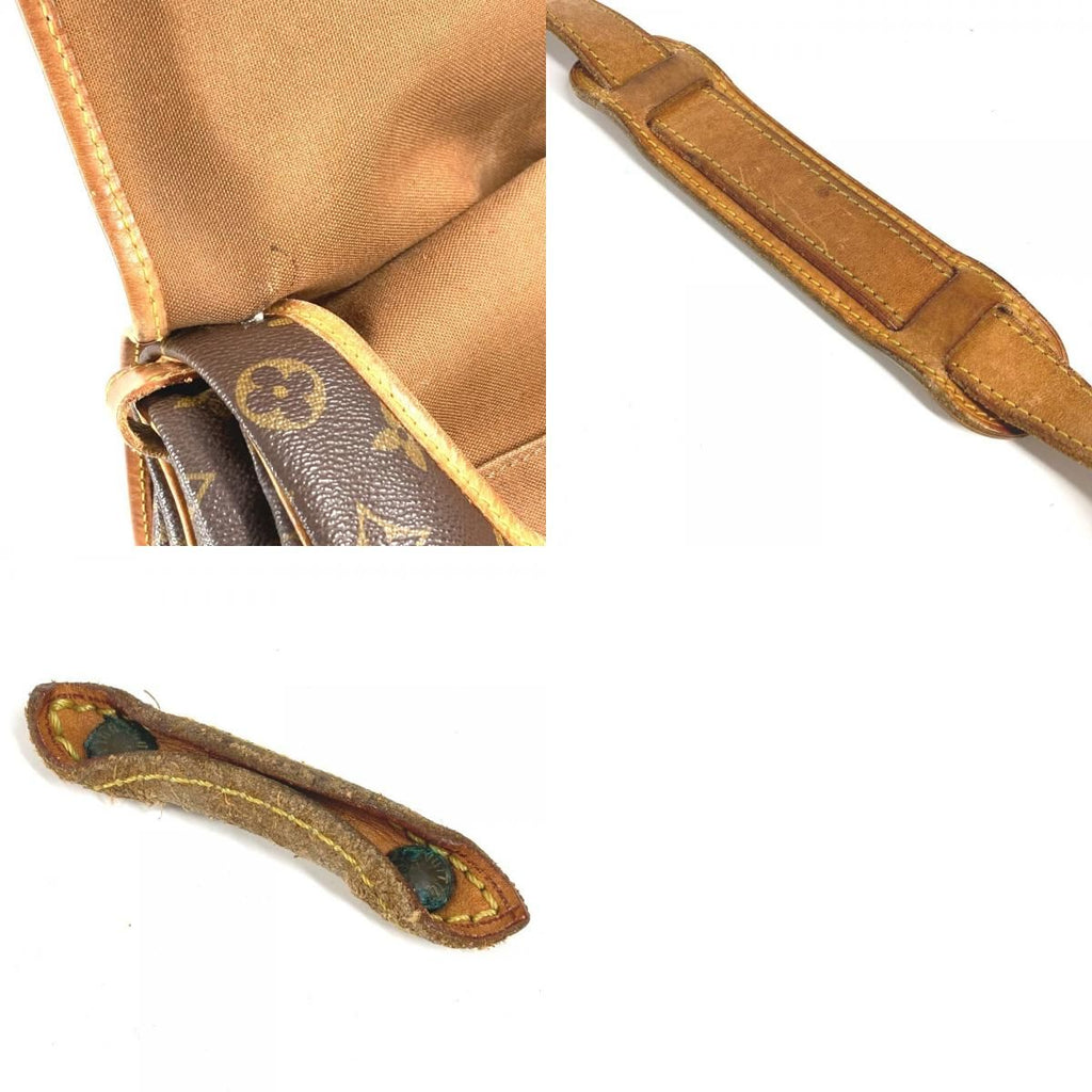 Louis Vuitton Shoulder Bag Saumur 35 Monogram Canvas Brown — view 9