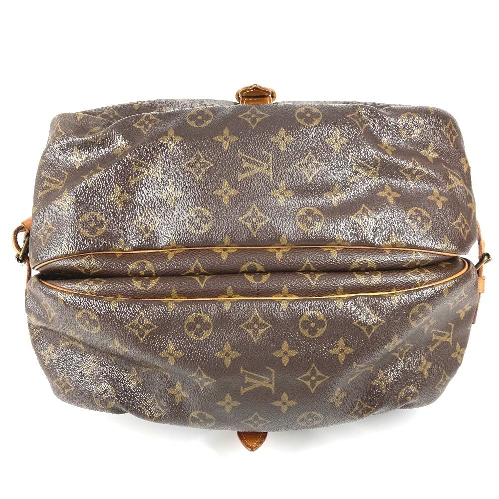 Louis Vuitton Shoulder Bag Saumur 35 Monogram Canvas Brown — view 6