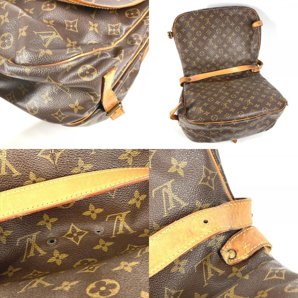 Louis Vuitton Shoulder Bag Saumur 35 Monogram Canvas Brown — view 7