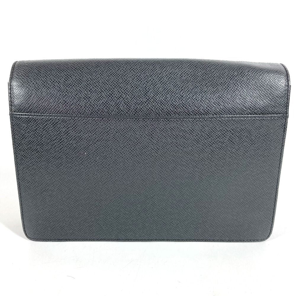 Louis Vuitton Second Bag Selenga Taiga Leather Ardoise Black — view 2