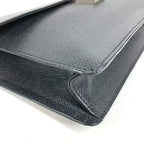 Louis Vuitton Second Bag Selenga Taiga Leather Ardoise Black — view 6