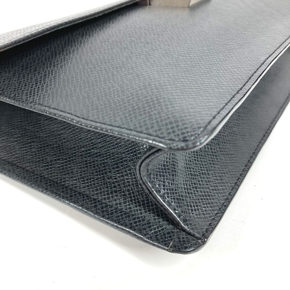 Louis Vuitton Second Bag Selenga Taiga Leather Ardoise Black — view 6