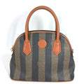 Fendi Handbag Pecan Leather Khaki