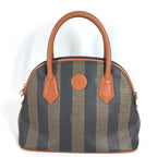 Fendi Handbag Pecan Leather Khaki