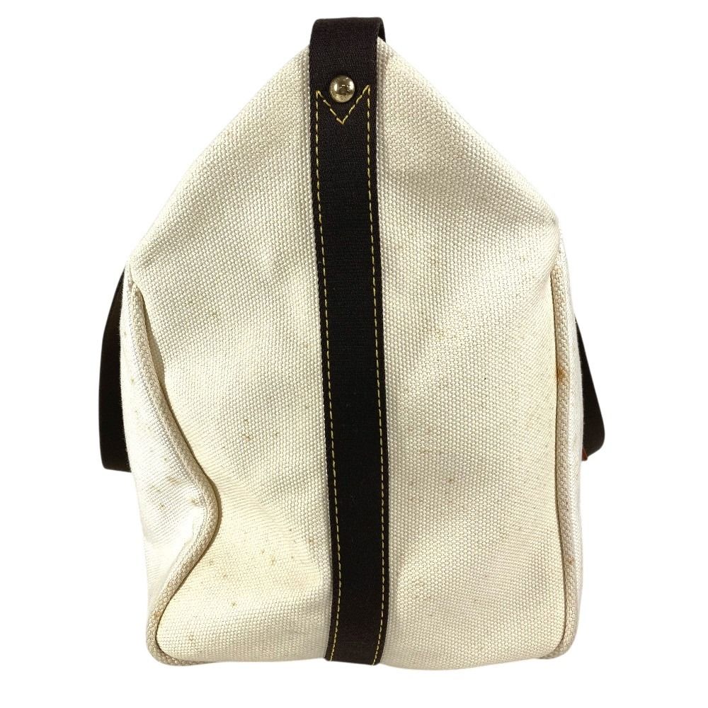 Louis Vuitton Boston Bag Sac Weekend Canvas Ecru White — view 4